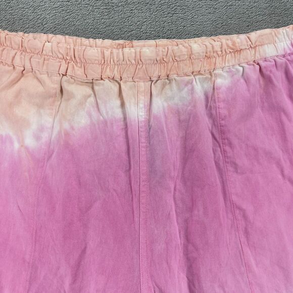 Undefeated Shorts Mens XL Pink Tie Dye Summer Elastic Waist Summer Wear - Picture 3 of 11